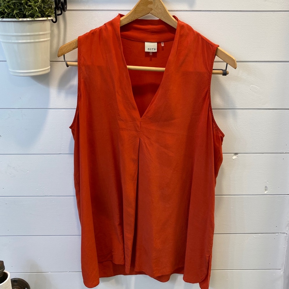 Ecru Silk Blouse